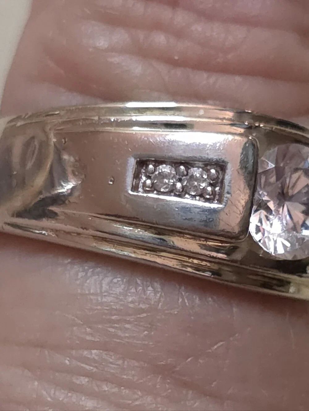 LOT OF 3 MENS DESIGNER STERLING 925 SILVER RINGS